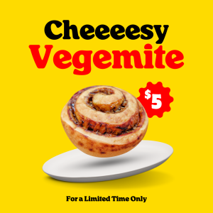 Cheeeesy Vegemite Roll