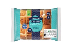 Woolsworths Cinnabon Hot Cross Buns